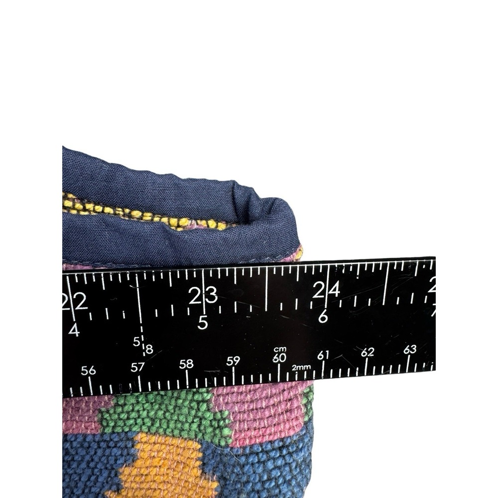 New Identity Southwestern Tapestry Vest 1X Boho Aztec Cotton Cottagecore - Picture 4 of 7